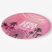 Pink Music Festival Papieren Bordje (Gekanteld)