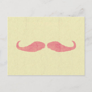 Pink Mustache Briefkaart