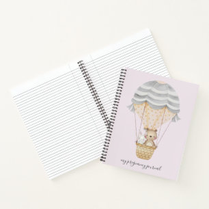 Pink My Pregnancy Woodland Animaux Journal
