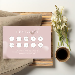 Pink Nail Artist Marketing Client Rewards Klantenkaartje