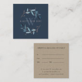 PINK NAVY FOLIAGE INITIAAL WREATH GIFT CERTIFICAAT (Voorkant / Achterkant)