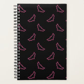 Pink Neon Bats Planner (Voorkant)