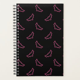 Pink Neon Bats Planner