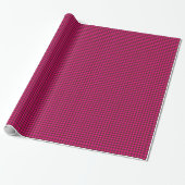 Pink-Neon-Brown-Coll-GINGHAM-01-GIFT WRAP PAPER Cadeaupapier (Uitgerold)