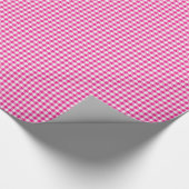 Pink-Neon-Brown-Coll-GINGHAM-04-GIFT WRAP PAPER Cadeaupapier (Hoek)