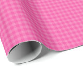Pink-Neon-Brown-Coll-GINGHAM-08-GIFT WRAP PAPER Cadeaupapier (Rol Hoek)