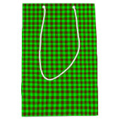 Pink-Neon-Brown Coll.-GINGHAM 11-GIFT BAG m Medium Cadeauzakje (Voorkant)