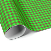 Pink-Neon-Brown-Coll-GINGHAM-11-GIFT WRAP PAPER Cadeaupapier (Rol Hoek)