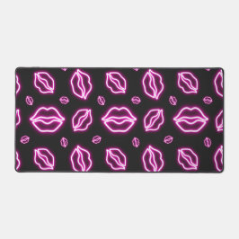 Pink Neon Kiss Bureaumat