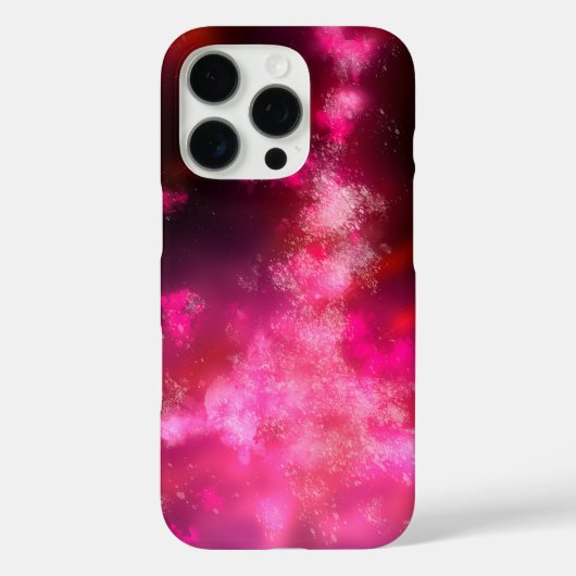 Pink Night Sky iPhone 16 Coque - Dreamy & Celestia (Verso)