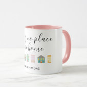 Pink Nouvelle Maison propriétaire Ménage Mug (Devant droit)