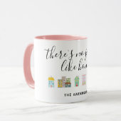 Pink Nouvelle Maison propriétaire Ménage Mug (Devant gauche)