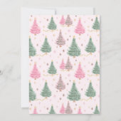 Pink Nutcracker A Merry Little Baby Shower Kaart (Achterkant)