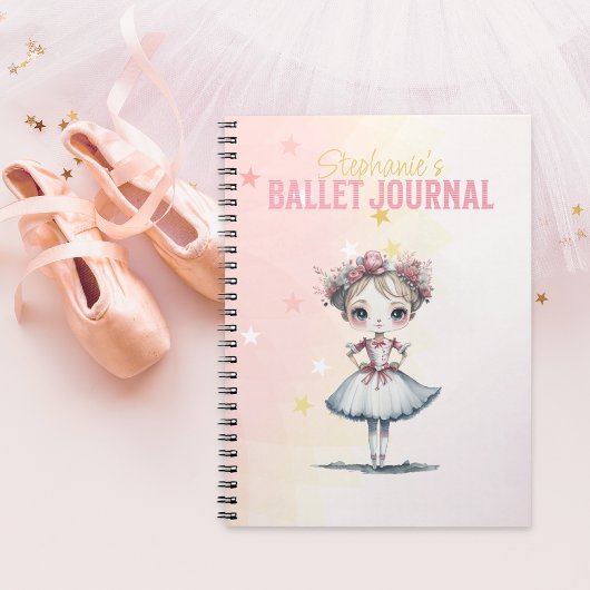 Pink Nutcracker Ballet Journal voor een meisje Notitieboek