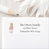 Pink Nutcracker Christmas Retouradres Etiket (Insitu)