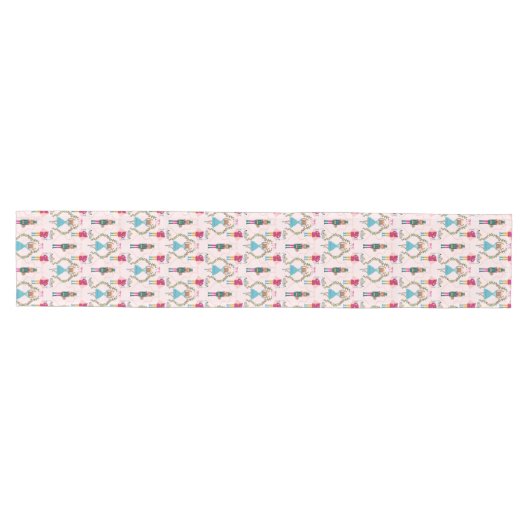 Pink Nutcracker Fantasy Pattern Medium Tafelloper (Horizontaal)