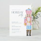 Pink Nutcracker Fête Invitation (Debout devant)
