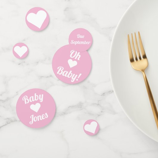 Pink Oh Baby  Confetti (Groep)