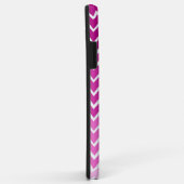 Pink Ombre Chevron coque iphone personnalisé (Dos/Droite)