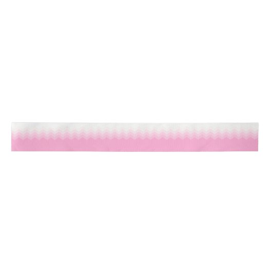 Pink Ombre Chevron Pattern Lint (Voorkant)