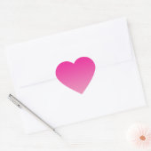 Pink Ombre Hart Sticker (Envelop)