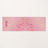 Pink Ombre Pattern Yoga Mat (Voorkant (horizontaal))