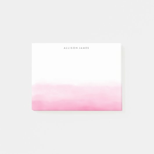 Pink Ombre Post-it® Notes (Voorkant)