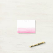 Pink Ombre Post-it® Notes (Op bureau)