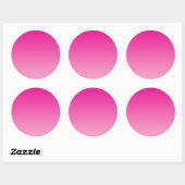 Pink Ombre Ronde Sticker (Vel)