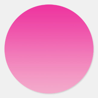 Pink Ombre Ronde Sticker