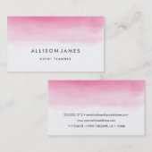 Pink Ombre Visitekaartje (Voorkant / Achterkant)