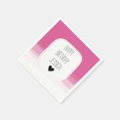 Pink Ombre Waterverf Servetten (Hoek)