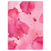Pink on Pink Abstract Klembord (Achterkant)