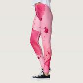 Pink on Pink Abstract Leggings (Links)