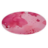 Pink on Pink Abstract Snijplank (Hoek)