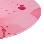 Pink on Pink Abstract Snijplank (Hoek)