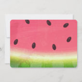 Pink One dans un melon anniversaire Photo carte de (Dos)