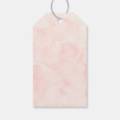 Pink One Sweet Cookie Eerste Verjaardag Dank u Cadeaulabel (Achterkant)