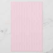 Pink Opossum Mongram Letter P Lined Briefpapier (Achterkant)