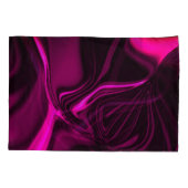 Pink or purple curves on dark purple background kussensloop (Achterkant)