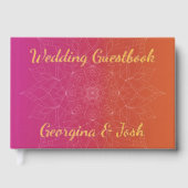 Pink & Orange Bright Ombre Mandala Mariage (Recto)