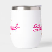 Pink Orange Moderne Personnalisé Minimaliste Bride (Gauche)