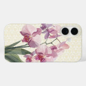 Pink Orchid Botanical Case-Mate iPhone Case (Achterkant (horizontaal))