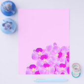 Pink Orchid Bouquet Flyer (Enkel)