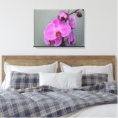 PINK ORCHID canvas Afdruk (Insitu (Slaapkamer))