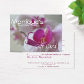 Pink Orchids Salon Spa certificat cadeau (Bureau)
