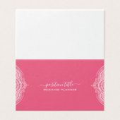 Pink ornate frame on white background 2 (Outside Unfolded)