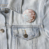 Pink Ornate Pearl and Floral Button (In situ)