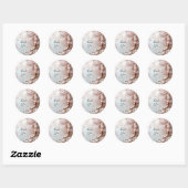 Pink Ornate Pearl and Floral Sticker (Feuille)