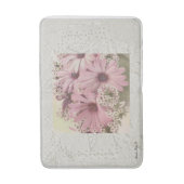 Pink Osteospernum Bath Mat (Voorkant Verticaal)